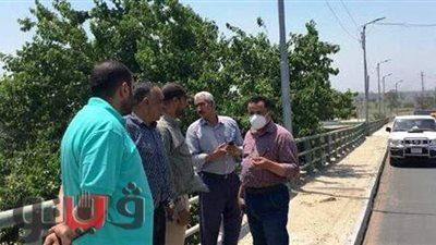 غراب يأمر بسرعة إنهاء الأعمال بكوبري العباسة بالشرقية