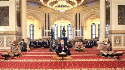 بالأسماء.. كبار رجال الدولة المؤدين لصلاة عيد الفطر بمسجد الماسة