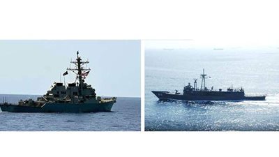 البحرية المصرية والأمريكية تنفذان تدريبا بحريا بنطاق الأسطول الجنوبي بالبحر الأحمر