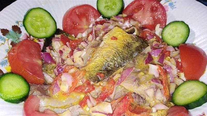 الرنجة المطبوخة بالمستردة