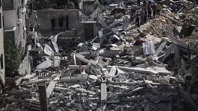 انتشال 4 شهداء من تحت أنقاض منزل في بيت لاهيا شمال غزة