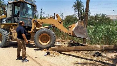 تنفيذ إزالة 9 حالات تعد على الأراضي خلال العيد بأسيوط | صور