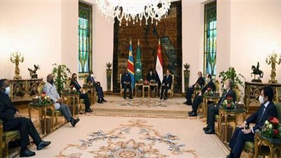 الرئاسة في أسبوع: السيسي بشأن سد النهضة: مصر لن تقبل بالمساس بأمنها المائي.. ضرورة التوصل لاتفاق قانوني ملزم يحافظ على حقوق مصر المائية ويجنب المنطقة المزيد من التوتر وعدم الاستقرار