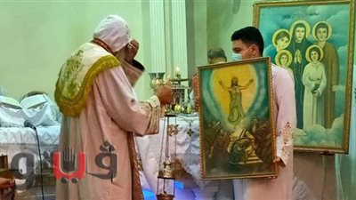 الأنبا يواقيم يترأس قداس عيد استشهاد الأم دولاجي بإسنا l صور