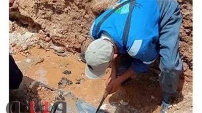 القناة لمياه الشرب: الانتهاء من أعمال إصلاح خطوط المياه خلال عيد الفطر