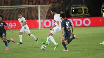 استمرار تفوق الزمالك على إنبي بثلاثة أهداف بعد 75 دقيقة