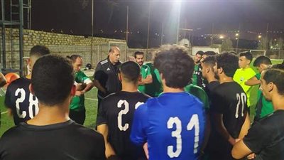 علاء نبيل يحفز لاعبي زد 2001 قبل لقاء البنك الأهلي في كأس مصر