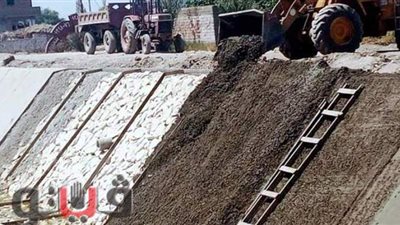 محافظ الشرقية يتابع تنفيذ أعمال تأهيل ترعة راغب بأولاد صقر