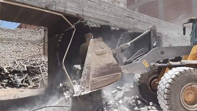 حملات مكبرة لإزالة البناء المخالف والتعديات على أملاك الدولة بالإسكندرية