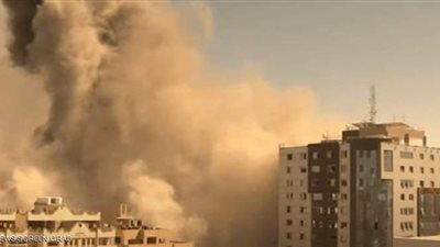 لحظة تدمير قوات الاحتلال لـ «برج القاهرة» وسط غزة | فيديو