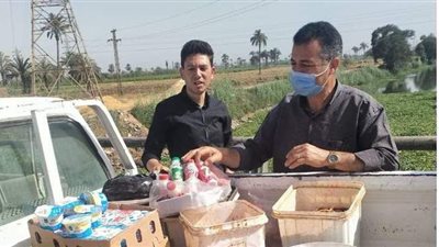 ضبط 110 كجم أسماك مملحة فاسدة بالمنيا