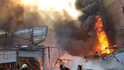 اندلاع حريق هائل بحوش منزل في قنا ونفوق ماشية