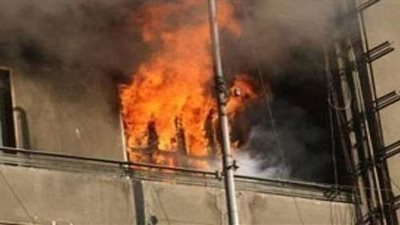 إخماد حريق في منزل بقنا