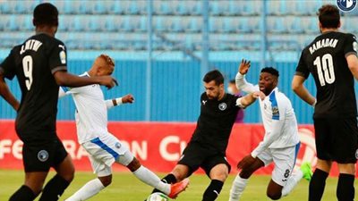 ثلاثية السعيد وإبراهيم عادل.. بيراميدز يتقدم 4 /1  على إنيمبا بالكونفدرالية