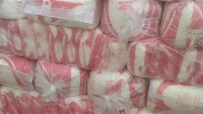 مصادرة 1.5 طن سكر وأرز فاسدين داخل مخزن بالقاهرة