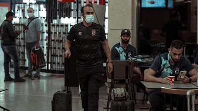 ترانزيت ساعة في مطار أسوان لبعثة الأهلي