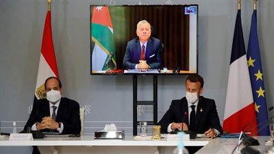 قمة مصرية فرنسية أردنية بباريس.. بحث وقف إطلاق النار ودفع عملية السلام.. والتوصل إلى حل عادل وشامل يضمن حقوق الشعب الفلسطيني