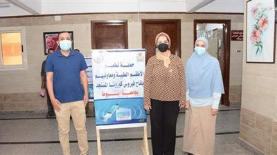 لخدمة أعضاء التدريس.. تجهيز مقر إضافي للتطعيم بلقاح كورونا بجامعة أسيوط | صور