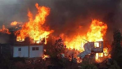 مصرع 3 أطفال أشعلوا النيران في دولاب شقة بالخانكة