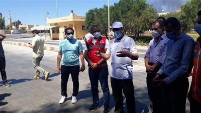 محافظ شمال سيناء يتفقد معبر رفح | صور