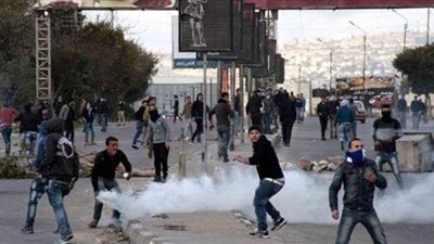 إصابة 11 فلسطينيا برصاص الاحتلال خلال مواجهات في نابلس