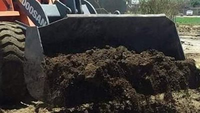 إزالة في المهد على الأراضي الزراعية بأرمنت في الأقصر