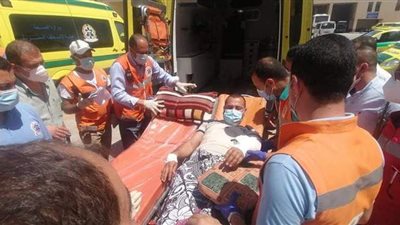 مستشفى العريش يستقبل رابع جريح فلسطيني قادماً من قطاع غزة