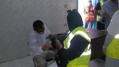 أعضاء برلمان الشباب بشمال سيناء يتبرعون بدمائهم لمصابي فلسطين | صور