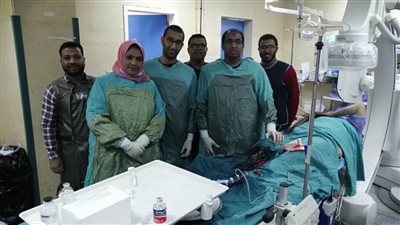 وحدة القسطرة التداخلية بمستشفى قنا الجامعي تسهم في إنقاذ سيدة | صور