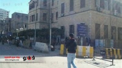 حواجز خرسانية بمحيط مديرية أمن الشرقية لتأمينه