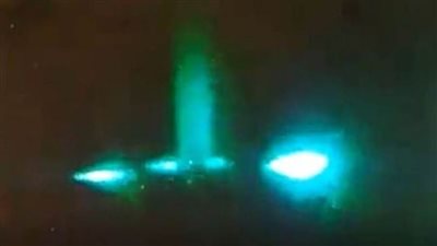 كاميرات مراقبة ترصد كائنات فضائية | فيديو