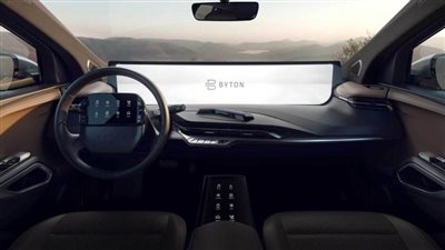 Byton تستعرض تصميم شاشتها في سيارة M-Byte SUV