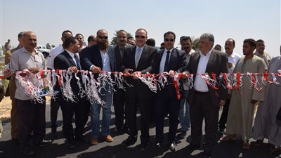 افتتاح طريق «الحمام ـ دمو» لربط بني سويف بالجيزة والفيوم (صور)