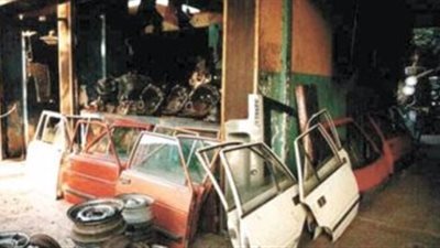 التحقيق مع عاطل سرق محتويات محل قطع غيار سيارات بالبساتين