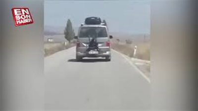 فتاة مربوطة بسيارة في تركيا تثير ضجة (فيديو)