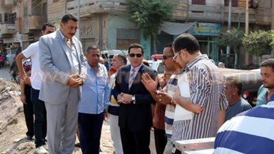 بالصور.. محافظ الشرقية يتفقد تطوير ترعتي المسلمية ومشتول القاضي