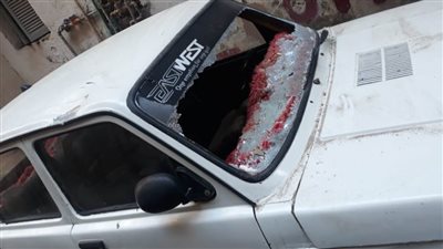 تحطم سيارة في انهيار شرفة عقار بالإسكندرية