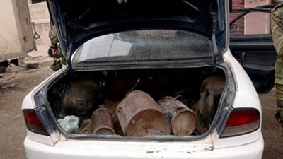 إحباط محاولة تفجير سيارة مفخخة «جنوب رفح»