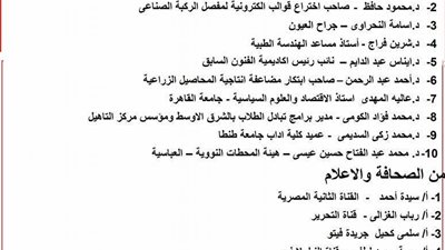 ننشر أسماء العلماء المكرمين بعيد العلم.. 19 أكتوبر