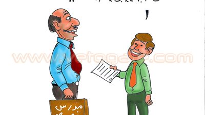 مافيا الدروس الخصوصية في كاريكاتير «فيتو»