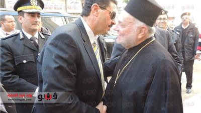 بالفيديو والصور.. مدير أمن الإسكندرية يهنئ الأقباط بعيد الميلاد