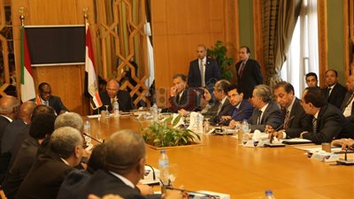 وزير الرياضة يشارك في اجتماع اللجنة الوزارية المصرية السودانية