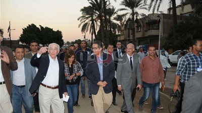 بالصور.. افتتاح مشروع تطوير وتنمية منطقة منف الأثرية