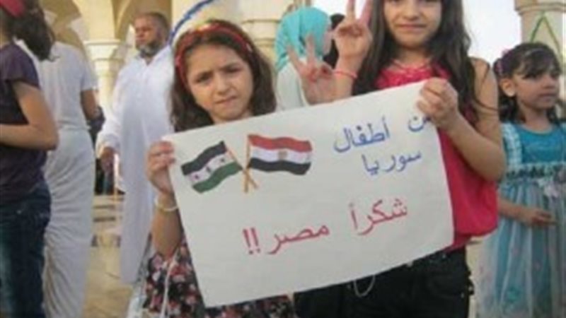 جانب من الأطفال السوريين