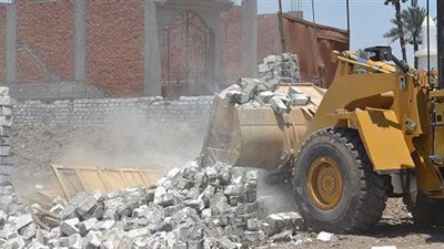 إزالة 47 حالة تعدٍ على طريق جمصة الدولى