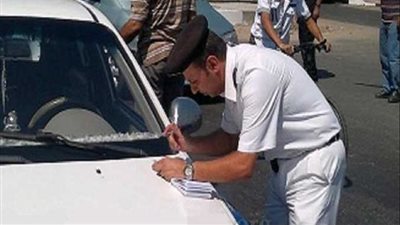 مرور الجيزة يحرر 2015 مخالفة انتظار خاطئ و90 تجاوز سرعة