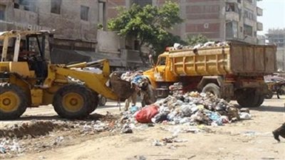 رفع وإزالة 58 طن مخلفات وقمامة بمركز أبوقرقاص بالمنيا