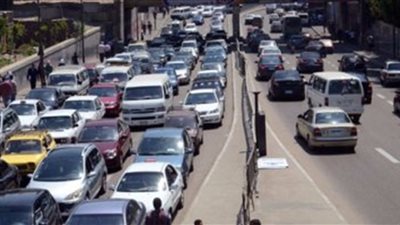 زحام مرورى بمحور النصر بسبب حادث سير