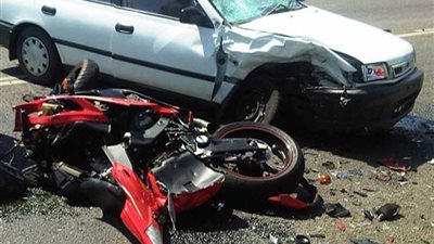 تصادم سيارة ملاكي وتروسيكل بشارع فيصل دون إصابات