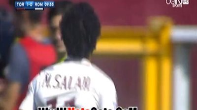 بالفيديو.. لمسات محمد صلاح بمباراة روما أمام تورينو